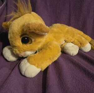 Vintage Mattel Floppy Simba Stuffed Lion King 1993 Plush Walt Disney Company